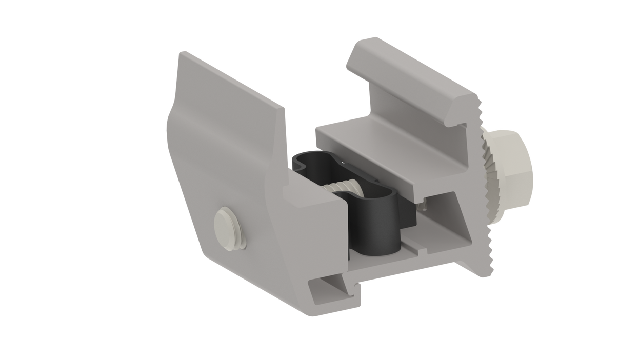 K2 Systems 4000770 Pitched Roof Rail Runner Kit Mill