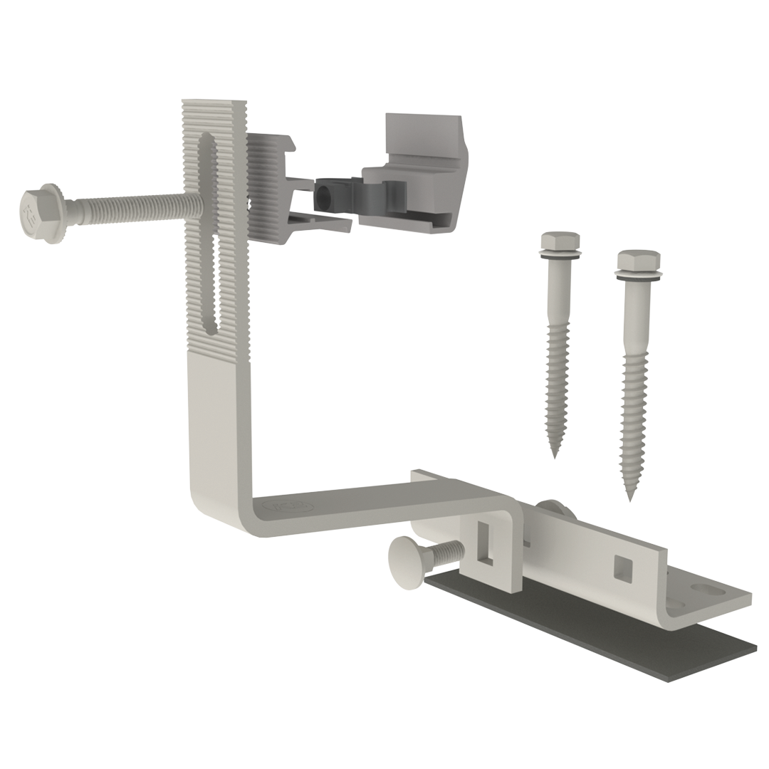 K2 Systems 4000142-BR Universal Standard Hook +2 5.5" with Rail Runner