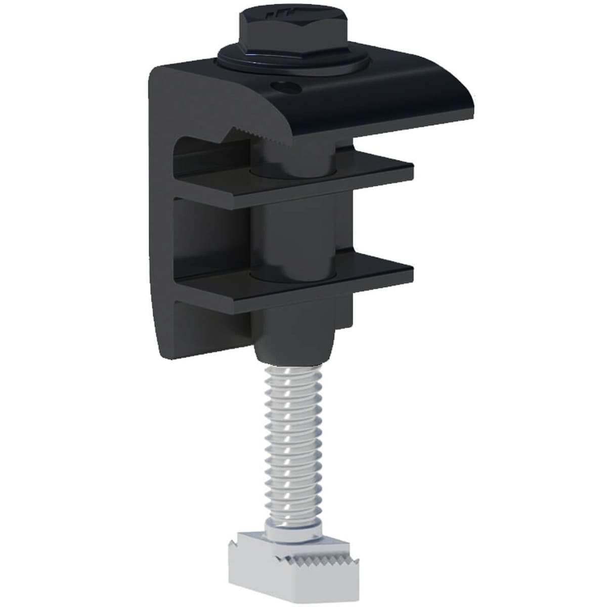 IronRidge UFO UFO-END-01-B1 Black End Clamp, 30mm-40mm