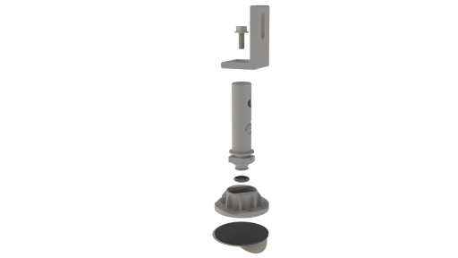 K2 Systems 4000238 Drop N Lock Post 4.5", Kit