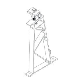 Unirac GridFlex 10 380601 North Stanchion Assembly