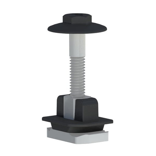 IronRidge Aire AE-USMID-01-B1-US Black Mid Clamp, 30mm-40mm Domestic Content