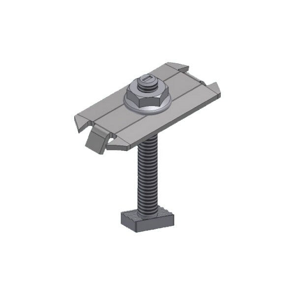Unirac SolarMount 302029C-US Clear Bonding Mid Clamp, 38mm-41mm Domestic Content