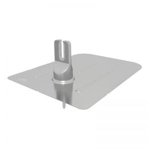 IronRidge FlashFoot2 FF2-01-M2 Mill Comp Shingle Flashing with Cap-foot