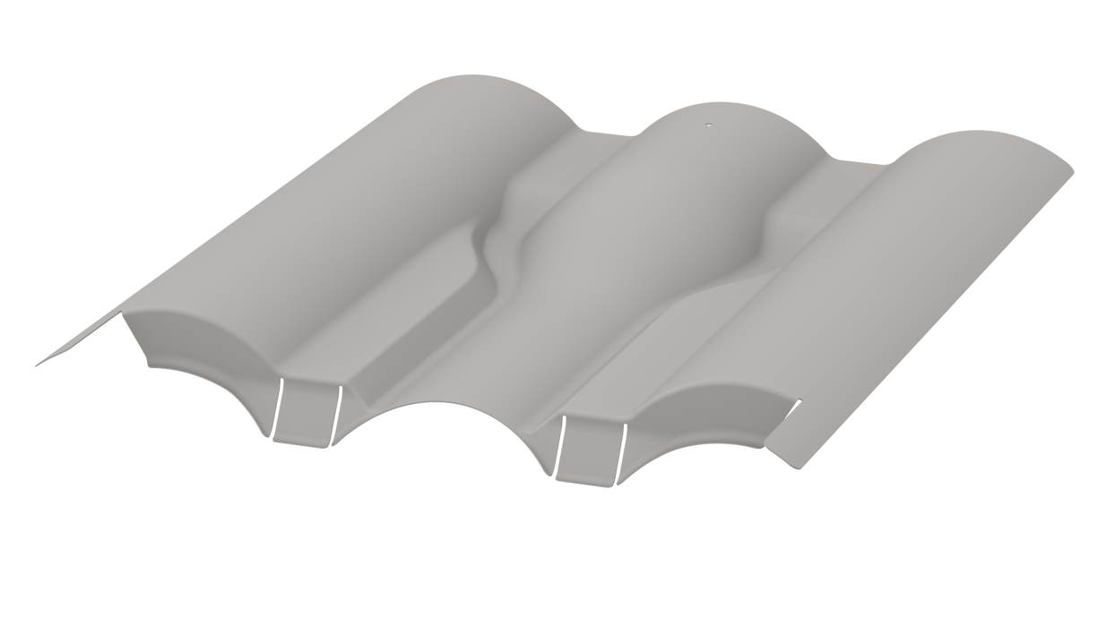 K2 Systems EverFlash 4000132 Mill W-Tile Replacement Flashing