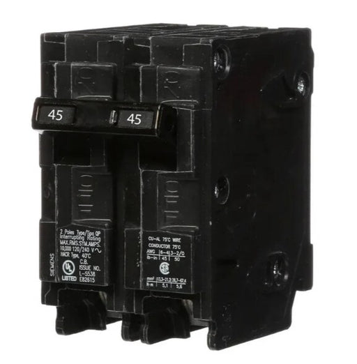 Siemens Q245 2-Pole 45A Circuit Breaker