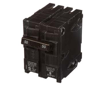 Siemens Q250 2-Pole 50A Circuit Breaker