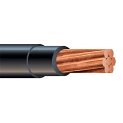 Titan 01-THHN-2X-BLK 2AWG 315' Black THHN/THWN-2 Building Wire