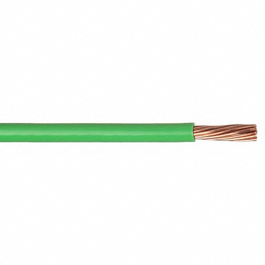 THHN-8-STR-GRN-CU-500 8AWG 1 FT Green Stranded Building Wire