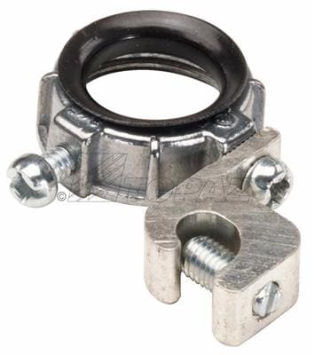 Topaz 334 1-1/4 IN Insulated Zinc Metallic Grounding Bushing