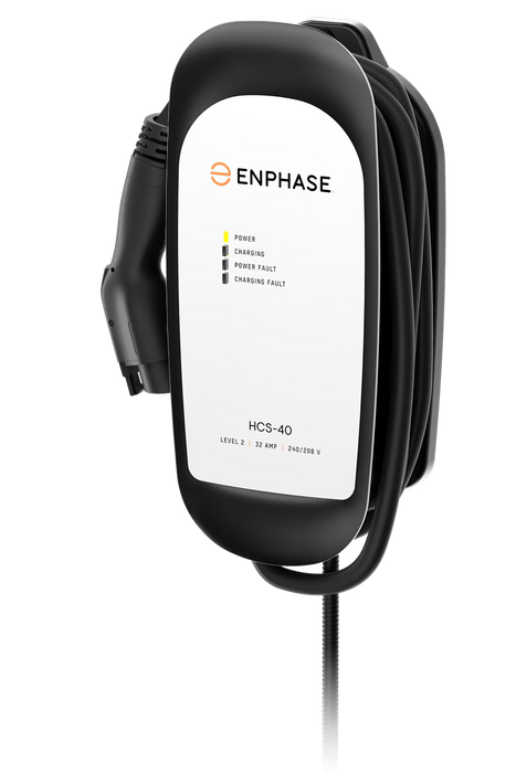 Enphase IQ-EVSE-NA-1040-0100-0100 10AWG Hardwired IQ 40 EV Charger 32A 240Vac