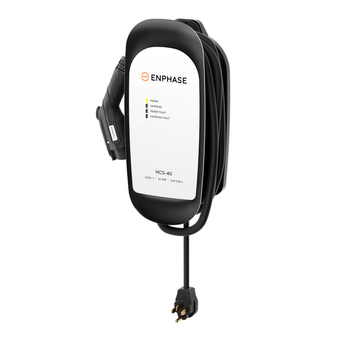 Enphase IQ-EVSE-NA-1040-0120-0100 NEMA 6-50 Plug-In IQ 40 EV Charger 32A 240Vac