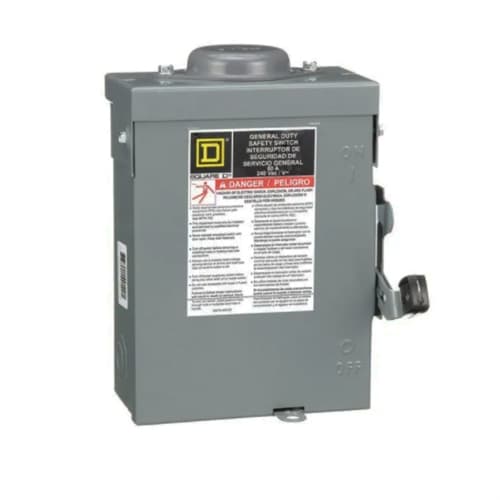 Square D DU222RB 60A 2-Pole Disconnect