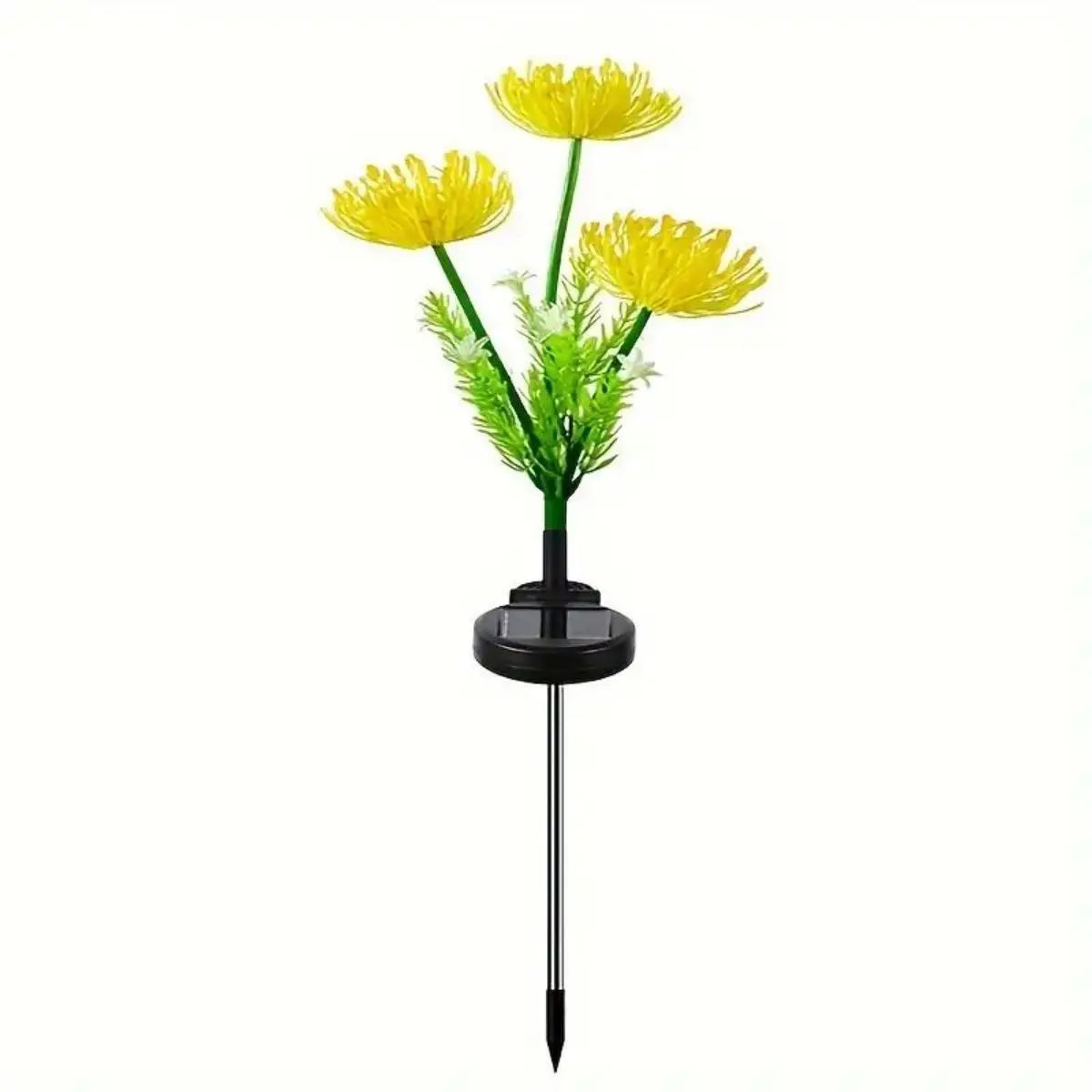 Solar Garden Lights Solar Flowers Lights with Glowing Flowers & Stems Solar Outdoor LED Light for Garden Pathway Deck Yard Decor