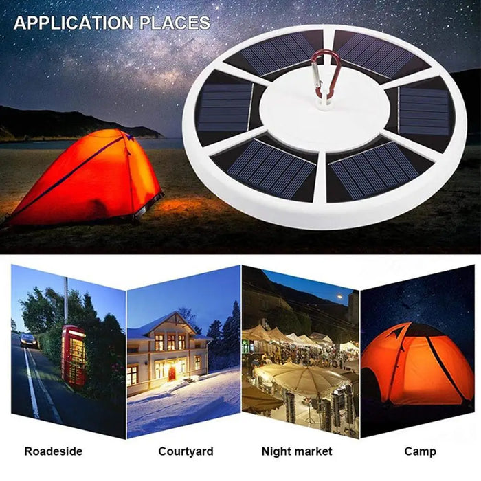 Solar Powered Flag Pole Light Emergency Ultra Bright Full Coverage Flagpole Downlight Adjustable Brightness Camping Outdoor 2020