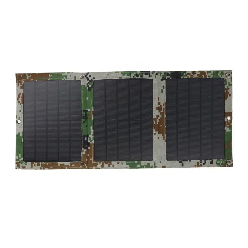 Foldable 5V 100W Dual USB Solar Panel Outdoor Waterproof Solar Panel Charger Mobile Power Battery Charger With 4 in 1 Cable
