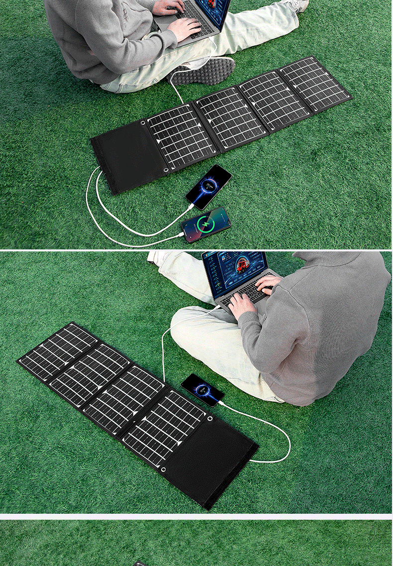 18V Portable Mobile Phone Outdoor Foldable Movable Power Supply