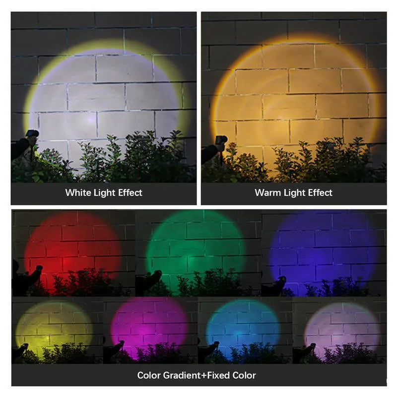 9 LED Outdoor Solar Spotlights Waterproof IP65 Brightness Adjustable Spot Light for Outdoor Garden Backyard Lawn Decor Lighting