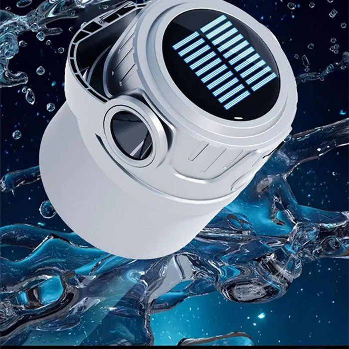 Camping Solar Lights Outdoor Tent Light Foldable Picnic Lantern 4 Speed Adjustable Lamp Flashlight Rechargeable LED Camp Lantern