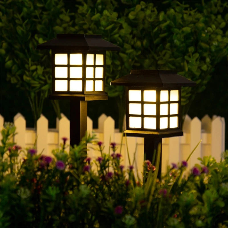 LED Solar Pathway Lights Lawn Lamp Outdoor Solar Lamp Decoration for Garden/Yard/Landscape/Patio/Driveway/Walkway Lighting