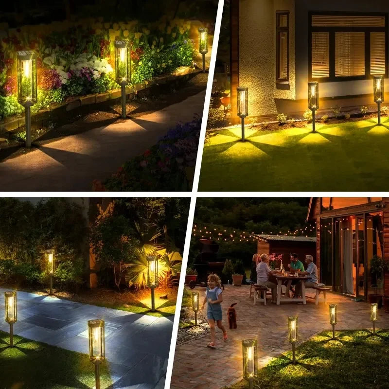 Led Solar Pathway Lights Waterproof Outdoor Solar Lamp for Garden/Landscape/Yard/Patio/Driveway/Walkway Lighting Solar Lights