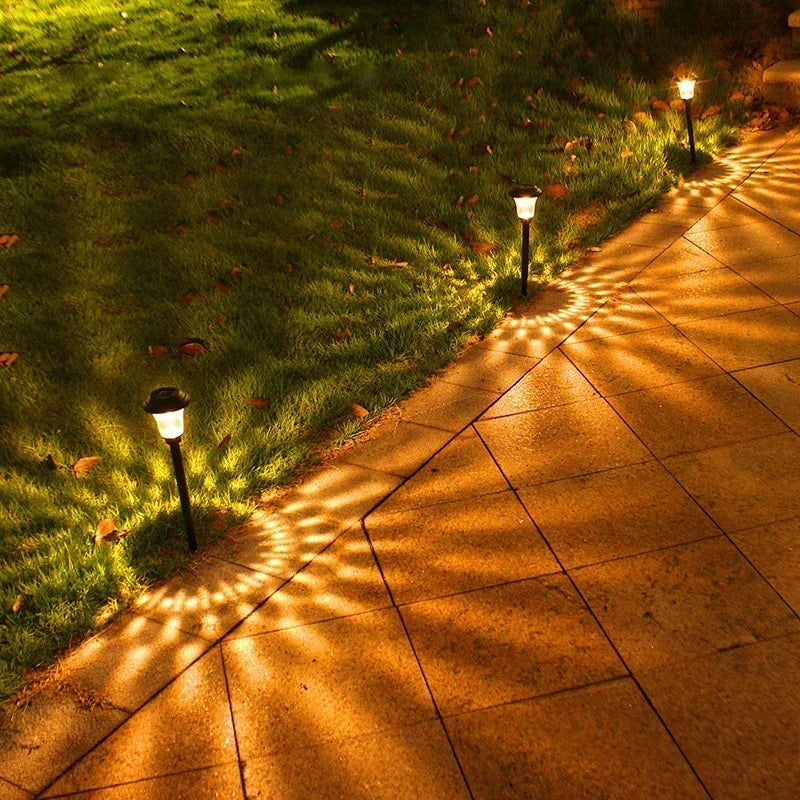 Solar Light Outdoors New Garden Lamps Powered Waterproof Landscape Path for Yard Backyard Lawn Patio Decorative LED Lighting