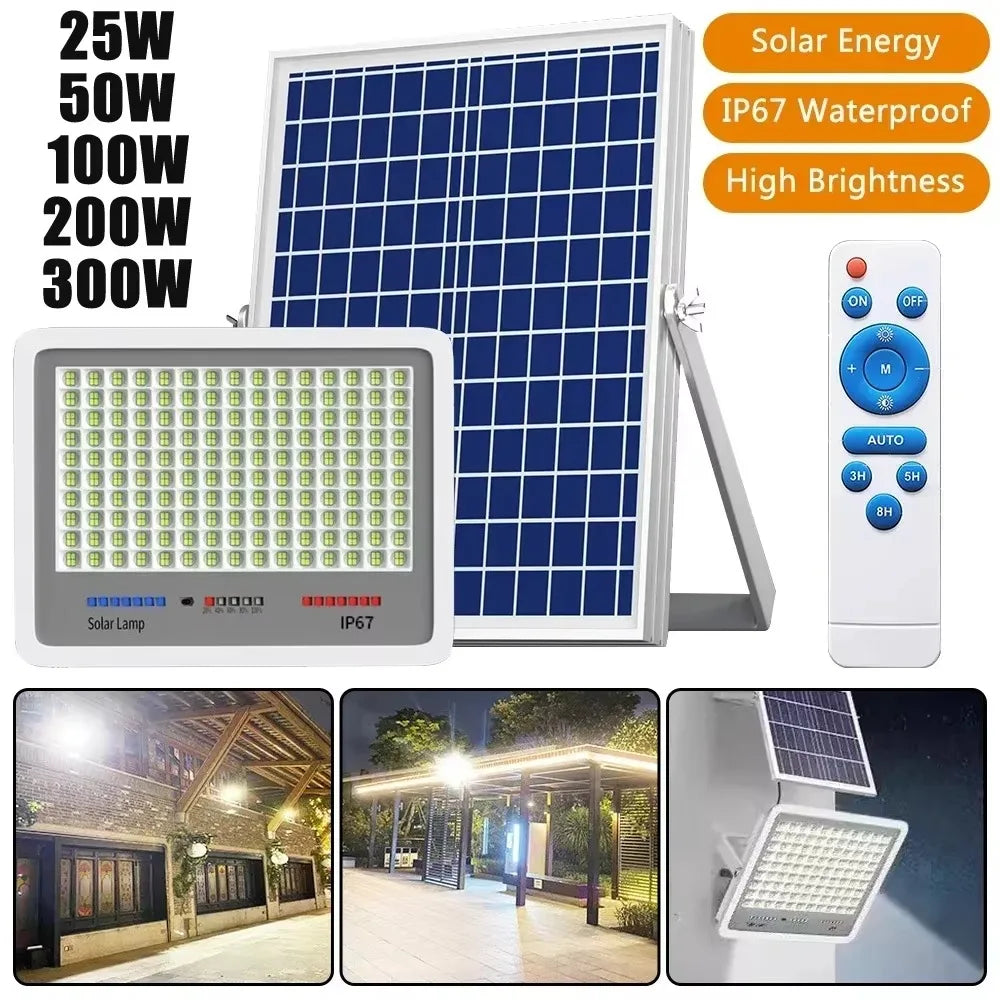 600LED Solar Street Light Super Bright Outdoor Waterproof Motion Sensor Garden Yard Decorative Lighting