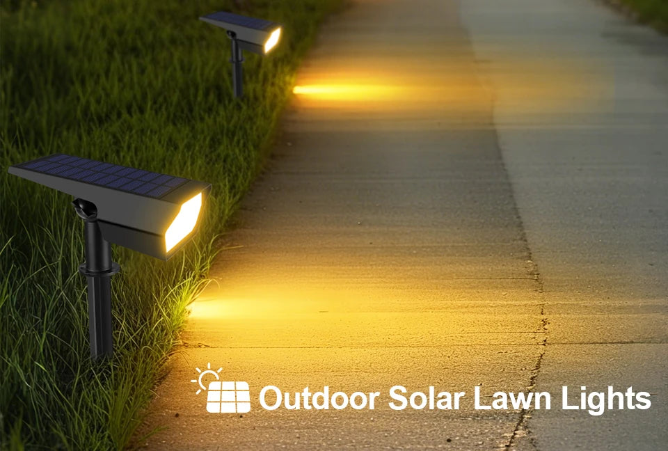 Solar Outdoor Pathway Light,Auto on at Night/Auto off at Sunrise,Yard Street Garden Energy Saving Waterproof Wall Nightlamp