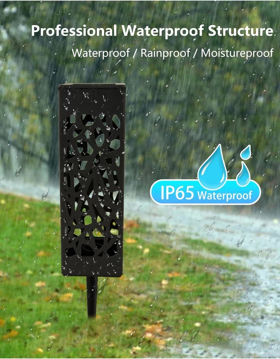Outdoor Solar LED Solar Lawn Lights Waterproof Garden Decoration Lamp Yard Landscape Patio Pathway Retro Buried Path Light