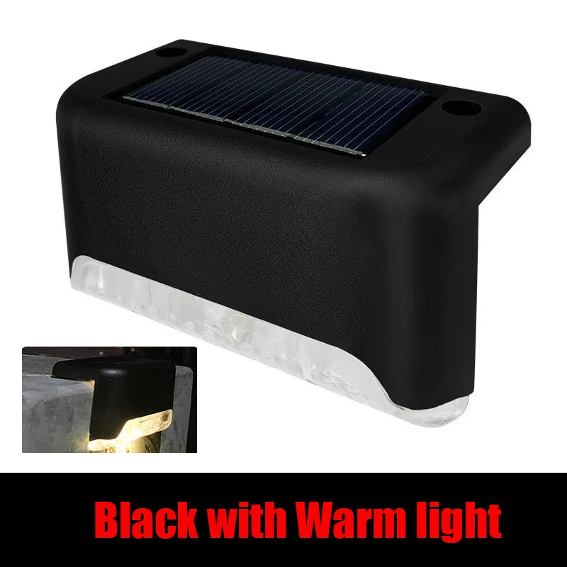 1/4/10/20pcs LED Solar Stair Light Waterproof Outdoor Garden Passage Courtyard Terrace Guardrail Step Light Landscape Light