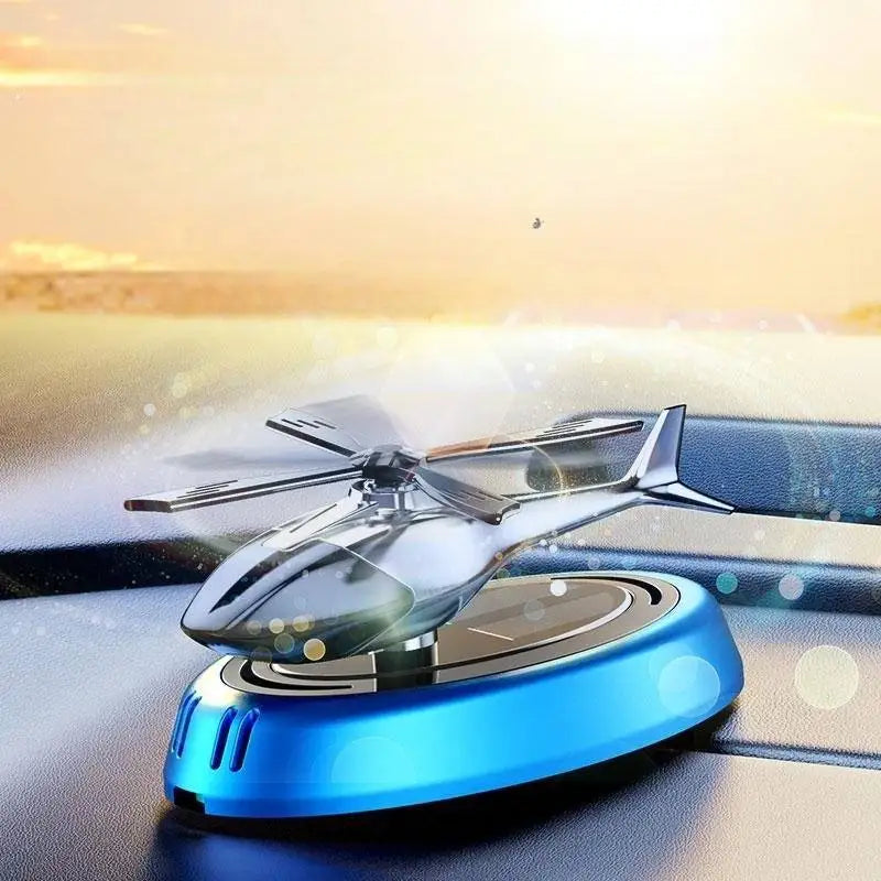 Solar Aircraft Car Decoration Ornaments Car Interior Accessories Desktop Ornament Gift For Woman, Man, Car Enthusiast