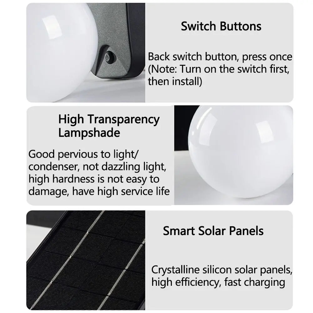 Auto on/Off Solar Wall Light Wall Mounted IP65 Waterproof Solar Induction Lamp Durable Sturdy Outdoor Solar Wall Lamp