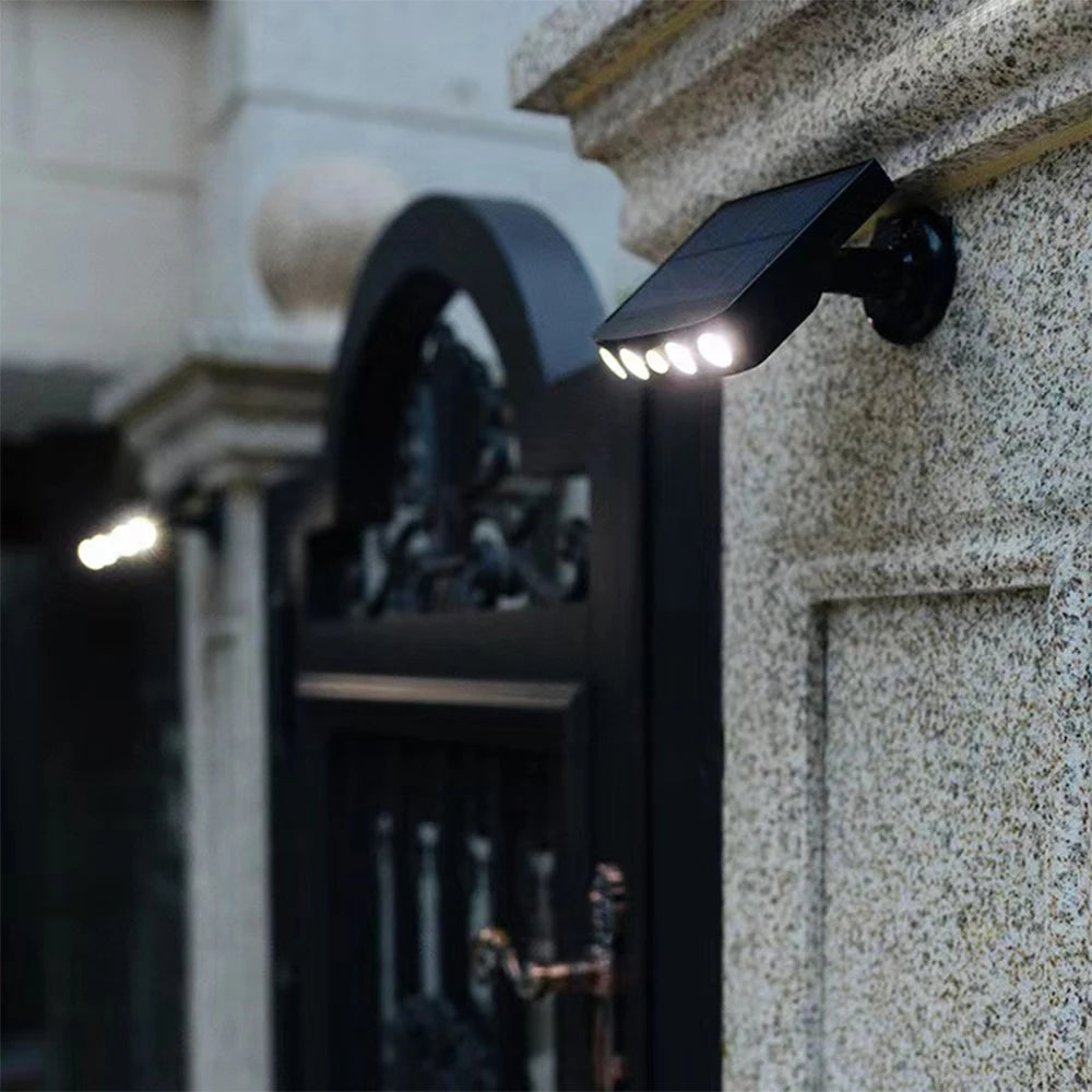Outdoor Solar Lights Household Courtyard Lawn Garden Wall Light Lighting Human Body Induction Sensor Monitoring Street Lamp