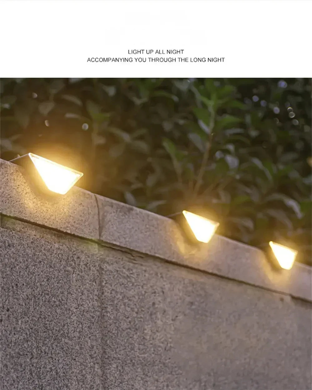 1~8PCS Solar Deck Lights Fence Lights Outdoor Step Lights Waterproof Solar Lamps for Railing Stairs Fence Yard Patio and Pathway