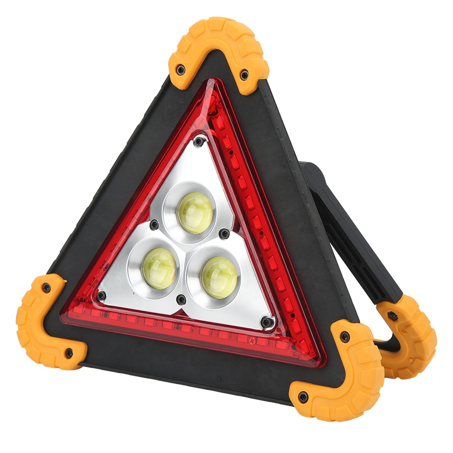 Solar Emergency Triangular Warning Light Safety Emergency Breakdown Alarm Lamp Portable Solar Light For Camping Working