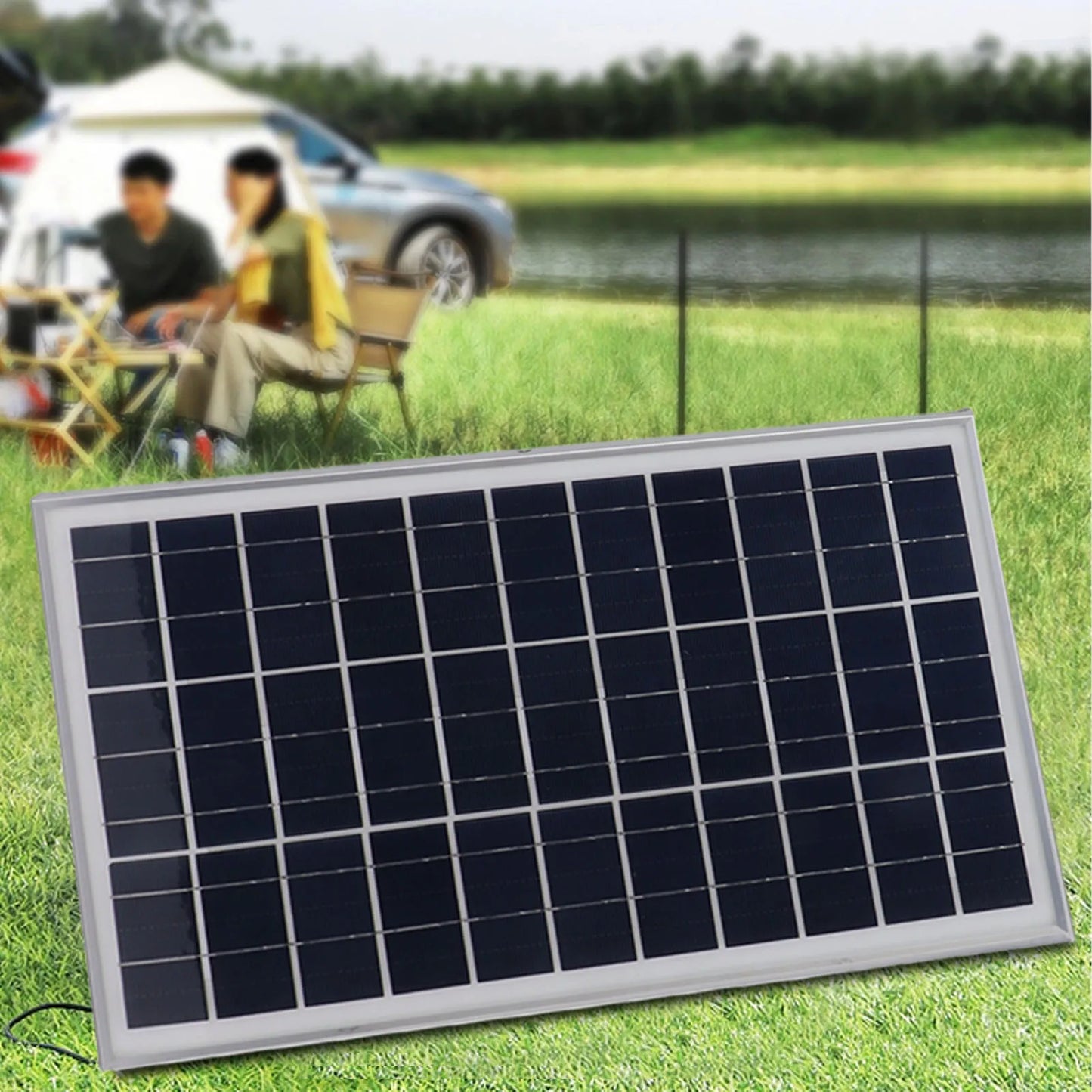 25W Portable Solar Panel Charging Board High Conversion Efficiency Waterproof Durable Solar Panel For Cars Ships Aircraft