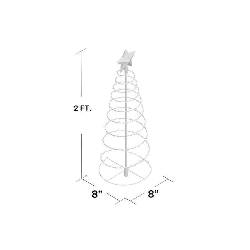 1 Pcs Outdoor Waterproof Solar Led Christmas Tree Decoration Solar Powered String Lights New Year Ornament Garden Decoration