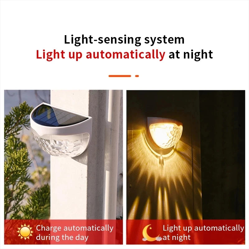 Solar Light Wall Lamps Outdoor Control Induction Courtyard Waterproof Decoration Solar Porch Yard Energy-saving Street Lights