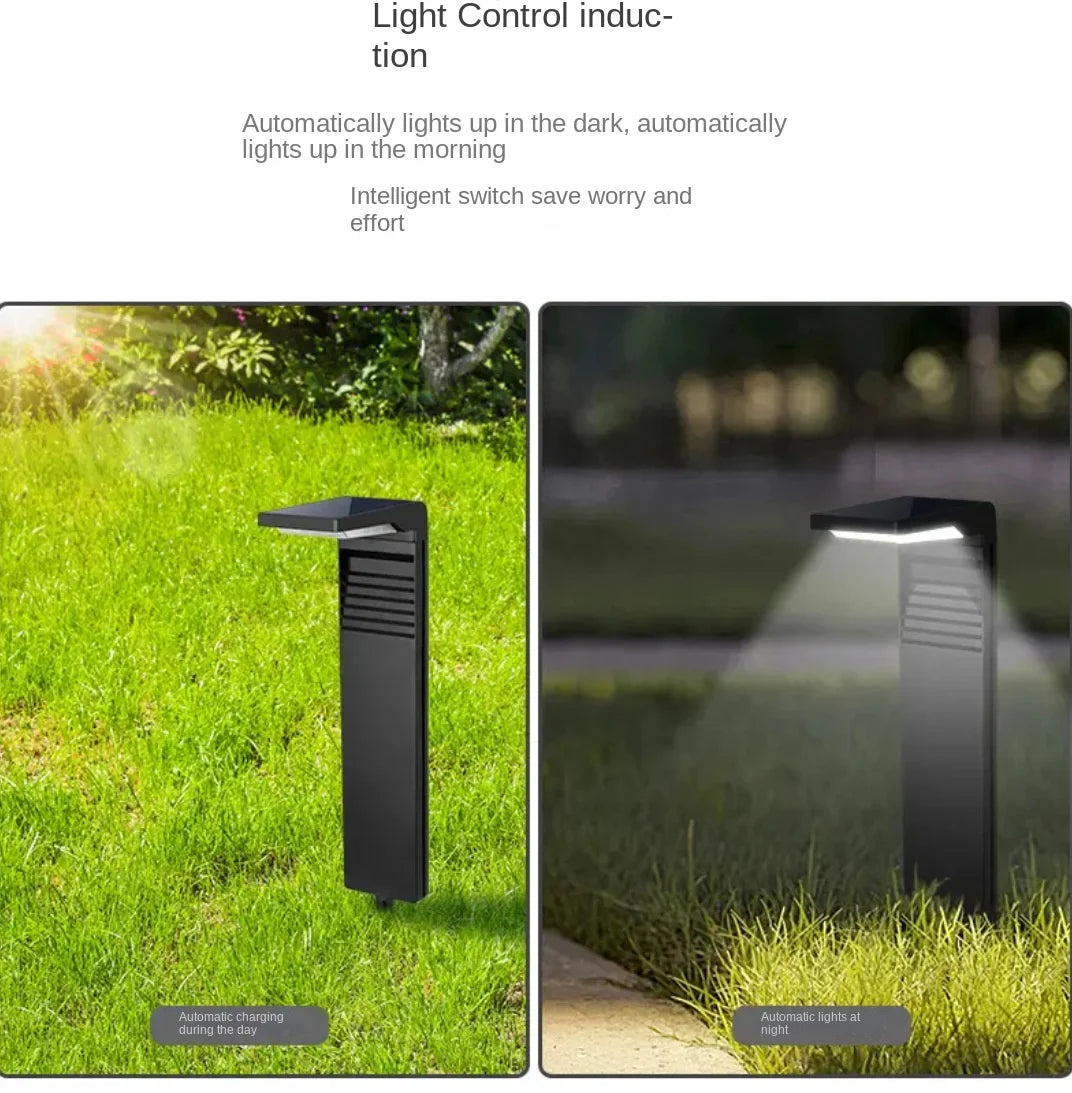 LED Solar Lawn Lights Outdoor Waterproof Courtyard Lights Garden Villas Residential Areas Decorative Areas