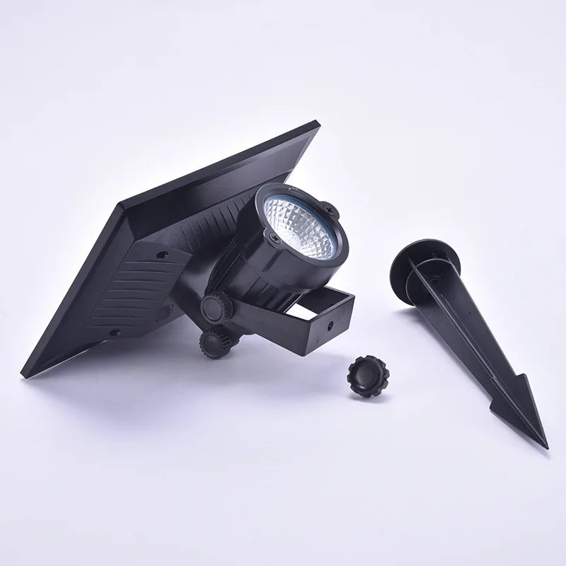 10W 15W Solar Lawn Lamp Outdoor landscape Spotlight IP65 Waterproof for Garden Backyard Pathway Driveway Patio Decor Spot Light