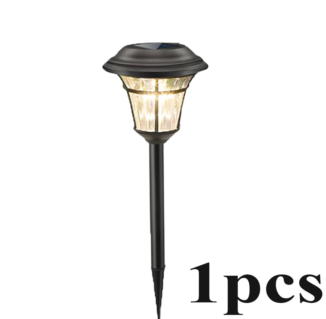 Solar Pathway Lights Garden Lights Outdoor Waterproof Landscape LED Lights Pathway Walkway Driveway Yard Auto On/Off