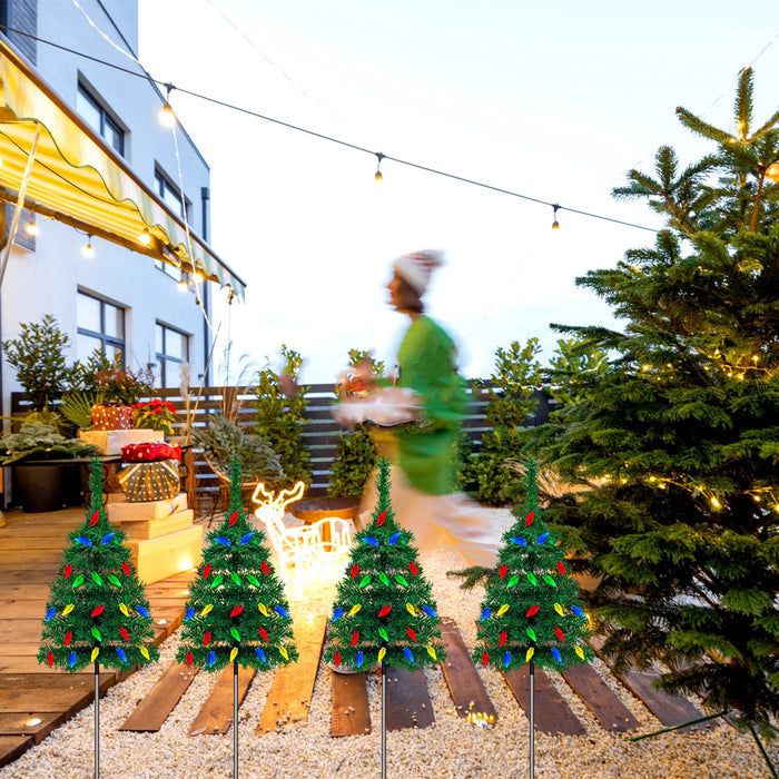 Strawberry Christmas Tree Solar Christmas Decoration 1 to 4 Christmas Tree Enlarged Solar Outdoor Christmas Aisle Lights for Christmas Decoration Channel Garden Courtyard Beautiful Bright