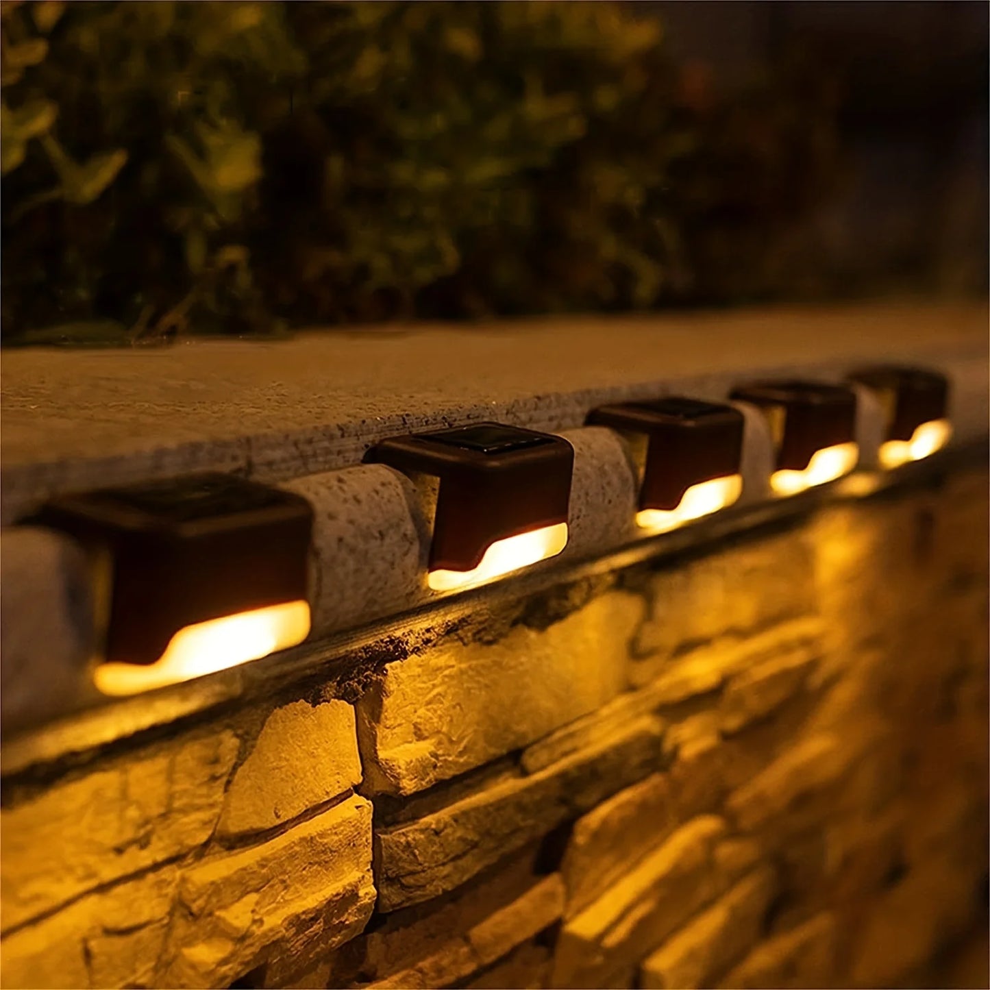 4/8/12pcs LED Solar Step Lamp Outdoor Garden Lights Solar Stair Light Waterproof Fence Lamp Decoration for Patio Path Deck Stair
