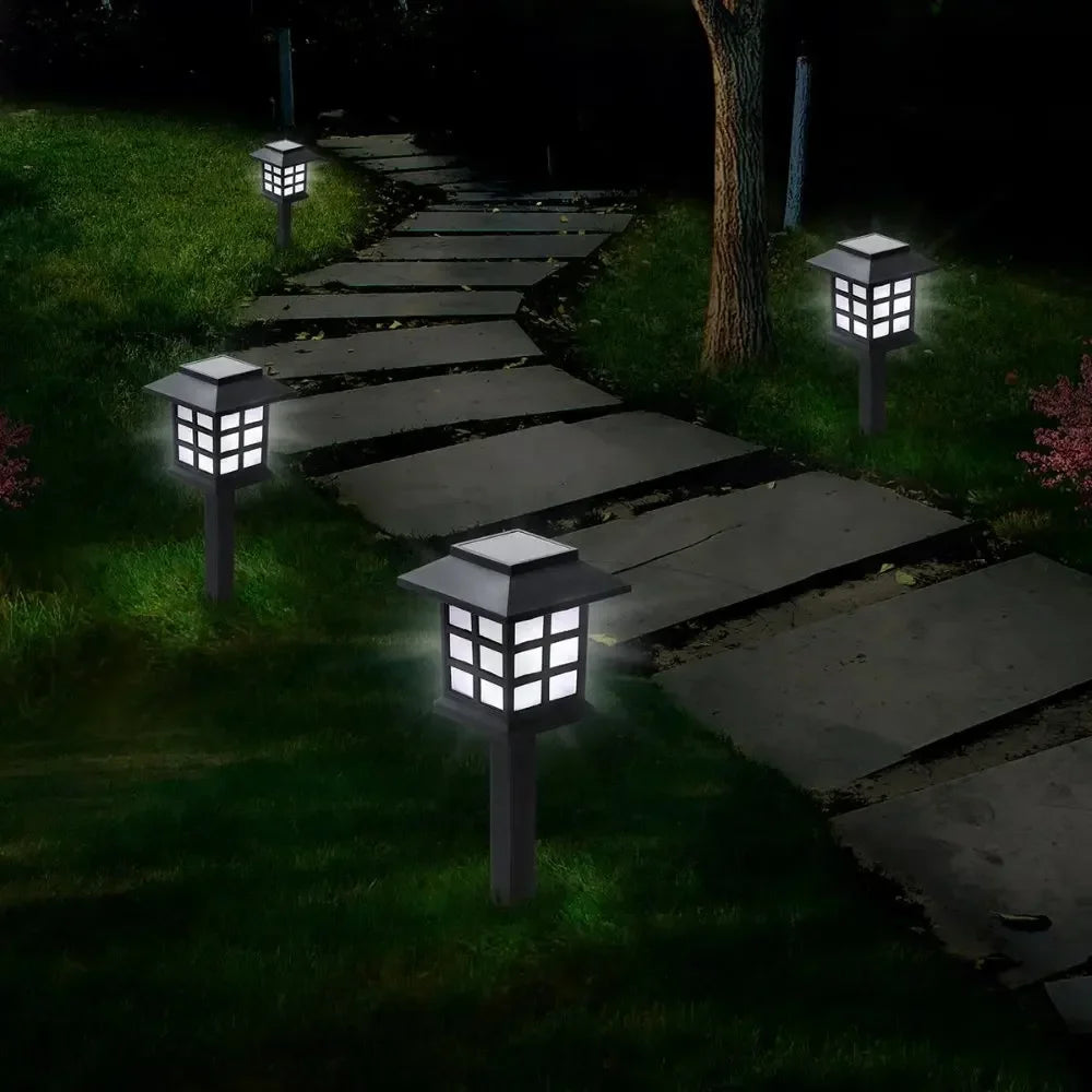 Led Solar Pathway Lights Waterproof Outdoor Solar Lamp for Garden/Landscape/Yard/Patio/Driveway/Walkway Lighting