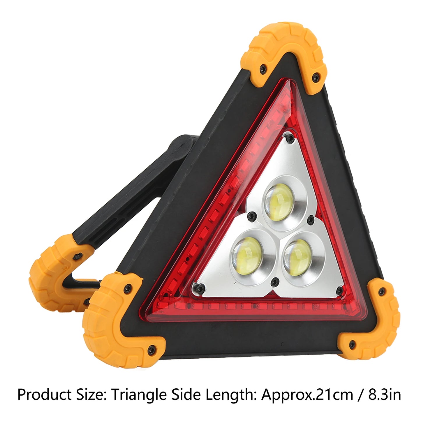 Solar Emergency Triangular Warning Light Safety Emergency Breakdown Alarm Lamp Portable Solar Light For Camping Working