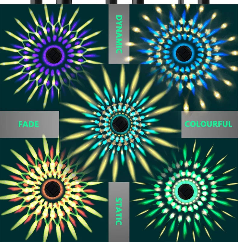 Solar Outdoor Lights New Garden Lamps Powered Waterproof Landscape Path for Yard Backyard Lawn Patio Decorative LED Lighting