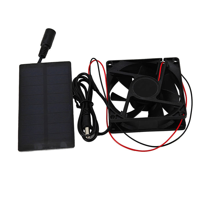 Solar Powered Fan for Outdoor Campin Small Solar Fan with Solar Panel Fan Kit 3000 RPM IP65 Waterproof - Versatile for Homes RVs