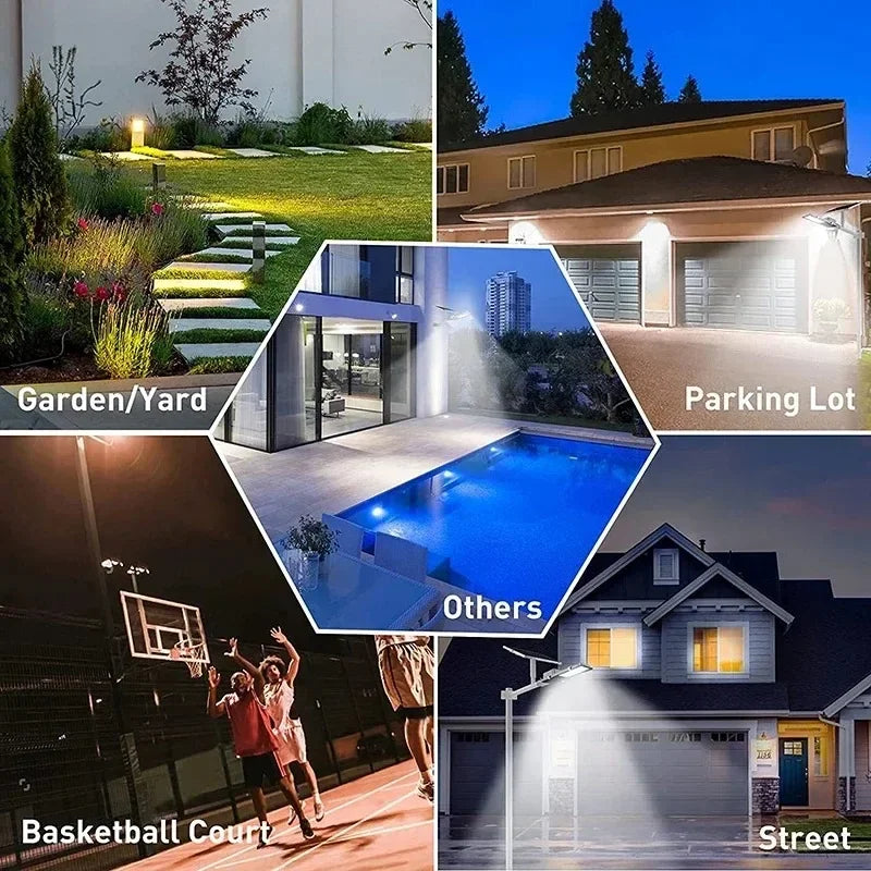 2000w Split Solar street Light Outdoor Aluminum Solar Street light Garden sunlight House Remote Control Waterproof Wall Lamp