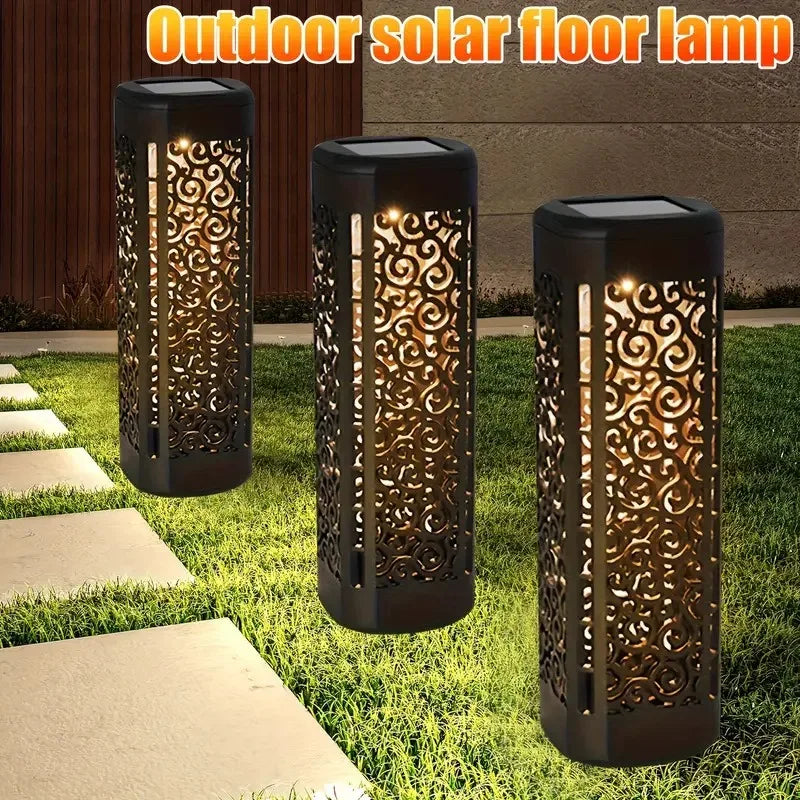 Solar Lawn Light Outdoor Solar Powered Buried Path Lights Waterproof Garden Lights For Park Landscape Courtyard Pathway