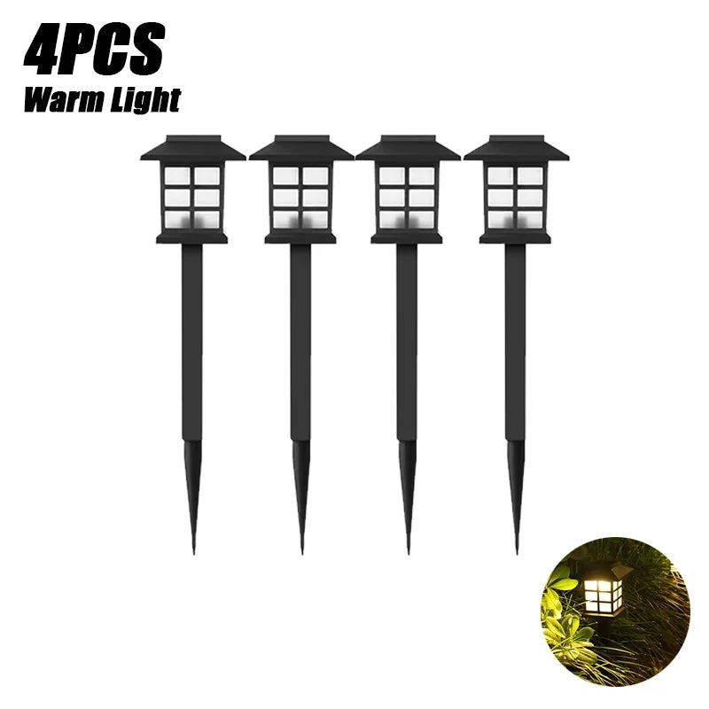 Led Solar Pathway Lights Waterproof Outdoor Solar Lamp for Garden/Landscape/Yard/Patio/Driveway/Walkway Lighting